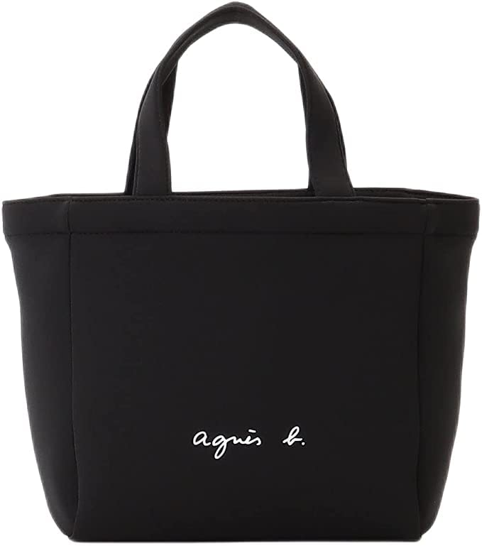 agnès b. アニエスべー レザートートバッグ　ブラックA 4 ・ＰＣ agnes b. トートバッグ RAS19−04 レディース : ZOZOTOWN Yahoo