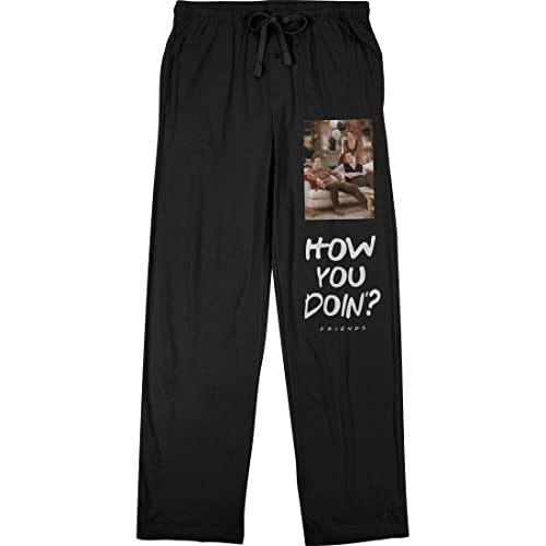 Bioworld Friends TV How You Doing Men's Black Quick Turn Pants