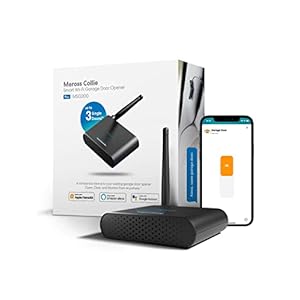meross Smart Garage Door Opener Remote with External Antenna, Up to 3 Single Doors, Compatible with Apple HomeKit, Amazon Alexa, Google Assistant, SmartThings, App Control, No Hub Needed