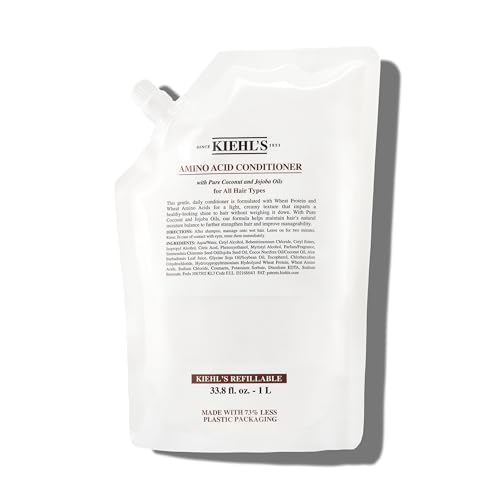 KIEHL'S Acondicionador Amino Acid Acondicionador, 1 litro, acondicionador hidratante con aminoácidos, para cabello fuerte y saludable