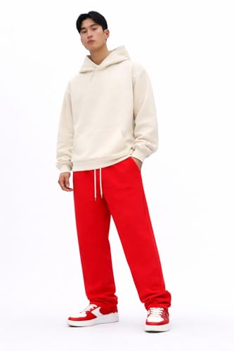 Image of Rockwell Men's Baggy Sweatpants | Cotton Terry Relaxed Fit Joggers for Men | Oversized Streetwear Track Pants | Casual Gym & Everyday Wear| 009