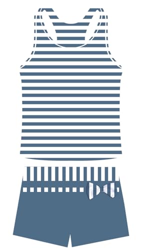 Image of UNIFACO Girls Size 14 Swimsuit Two Piece Tankini Bathing Suits Kids Fashion Swim Sets