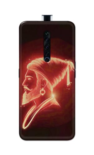 Image of PRINTFIDAA Printed Hard Back Cover Case for Oppo Reno2 Z | Oppo Reno2 F Back Cover (Chatrapati Shivaji Maharaj) -112
