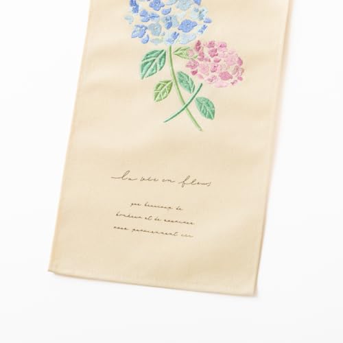 秀〆(Hideshime) 季節の刺繍 夏 梅雨 紫陽花 アジサイ おしゃれ 刺繍 タペストリー Sサイズ コンパクト 紫陽花 KEI-TP-S-T-004 [4]