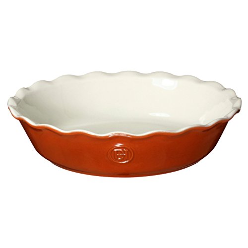 Emile Henry HR Ceramic Round Pie Dish, Pumpkin