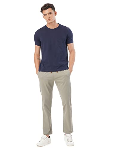 Image of FYLTR Men's Taper Fit Stretch Cotton Joggers with Elasticated Waistband & Drawstrings