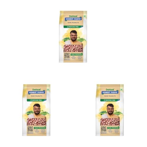 Image of DeHaat Honest Farms Pesticide Free Raw Peanuts 500 GM (Pack of 3)