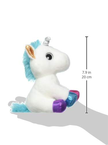 Aurora Sparkle Tales Spirit Alicorn Plush - 7 Inch Pink Rainbow Hooves Stuffed Animal (New 2019)