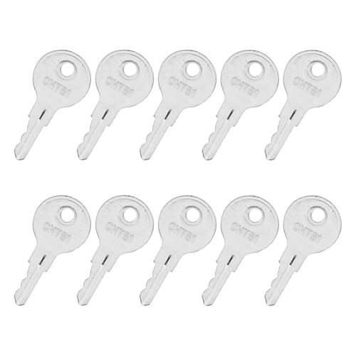 SOPOTUTU 10 Wohnmobilschlüssel Mehrzweckschlüssel Türschlossschlüssel Ersatzschlüssel Für Staufächer Camperschlüssel Anhängerschlüssel Universal Wohnmobilschlüssel