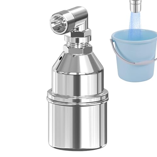 Válvula flotante de agua – Válvula flotante de acero inoxidable para tanque de agua, controlador de línea de flotación, detector de automóvil pequeño, herramienta de mano flotante de apagado