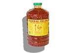 Sambal Oelek Ground Fresh Chili Paste Food Service Size 135 oz/ 8.5 lbs/3.859 kg