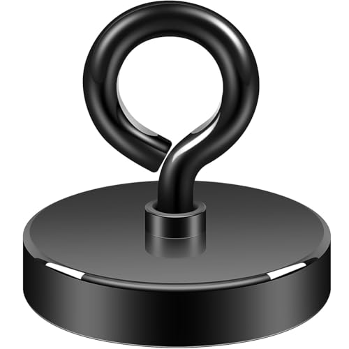 Neosmuk Schwarz Magnet Stark, 362.9kg Groß Sehr Starker Magnets, Super Neodym Großer Magnet,Hochleistungsmagnet Ideal für Magnets Fischen.