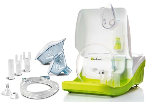 NORDITALIA, Aerosol Meganeb, Nebulizzazione Mirata, Aerosol Silenzioso con Vano Accessori