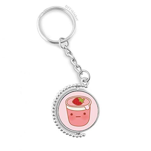 Llavero de helado de fresa giratorio Pilgrim para colgar en tu mochila favorita