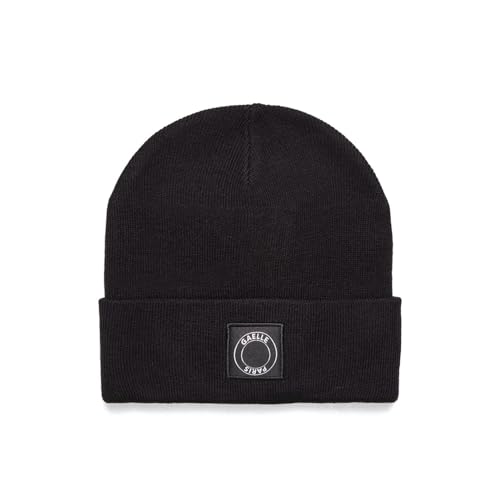 Bonnet tricoté noir Gaelle Paris pour protéger vos oreilles du froid