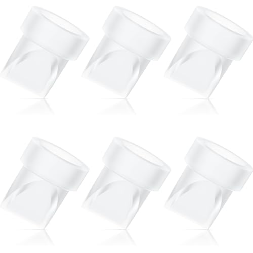 MompMuir 6pcs Duckbill Valves Compatible with Lansinoh Breast Pump, Replacement Pump Parts Accessories for Lansinoh, Use with Signature Pro/Smartpump/Manual Pump, Not Original Lansinoh Parts