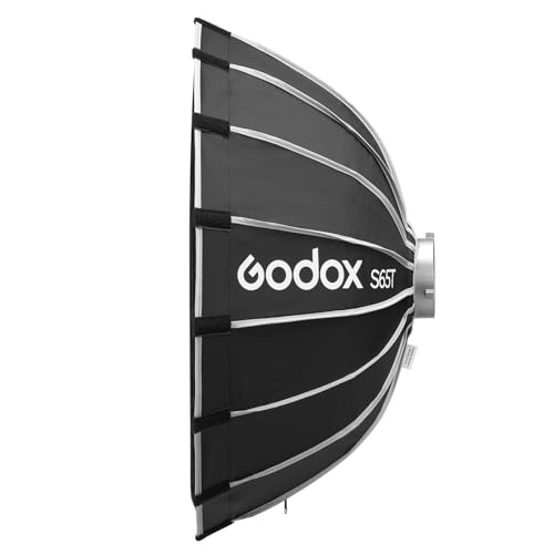 Softbox Godox S65T modificador de luz Bowens de 65 centímetros para flash 3