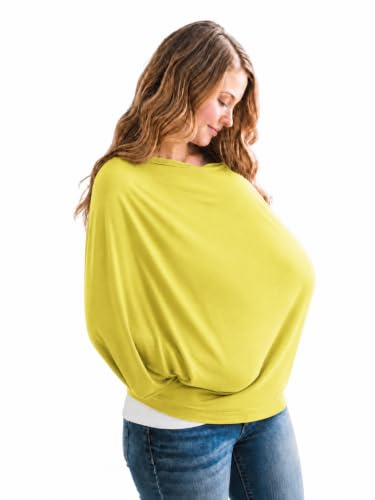 Image of Copper Pearl Nursing Cover for Breastfeeding - Multi-Use Baby Car Seat Canopy, Stroller Shade & Breast Feeding Wrap for Women, Stretchy Breathable Carseat Shawl for Boy or Girl, Squirt
