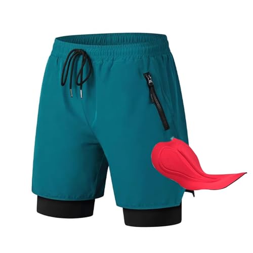 Shorts de ciclismo para hombre 3X-Large azul miniatura 1