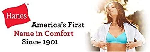 Hanes Women's Wireless T-shirt Bra, Moisture-wicking Convertible Smoothing Bra, Full-coverage - Image 7