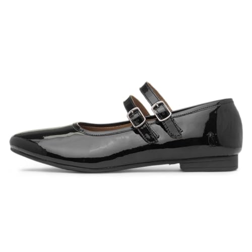 Zapatos Mary Jane Naomi de charol para mujer con diseño clásico ergonómico