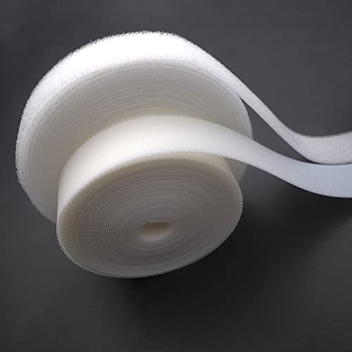 Image of Extremely Thin and Soft Strong Mini Clothes Hook and Loop Fasteners Sewing Type Back Without Adhesive Tiny Clothing Accessories DIY Handmade Materials (Beige, 0.62 inch /16mm)