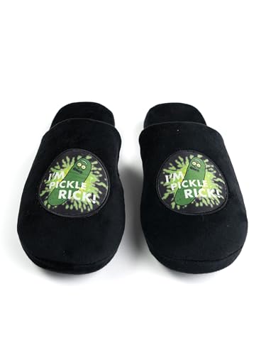 Rick and Morty I´m Pickle Rick! Zapatillas unisex para hombre y mujer, color negro, Negro , 46/47 EU