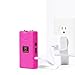 VIPERTEK VTS-880 Mini Stun Gun Rechargeable with LED Flashlight, Pink