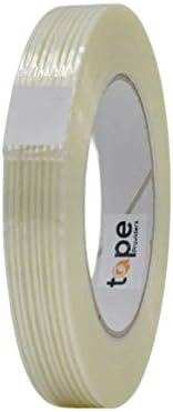 MAT Commodity Grade Fiberglass Reinforced Filament Strapping Tape - 3/4 in. Wide x 60 yds. (Pack of 1) Filaments Run Lengthwise