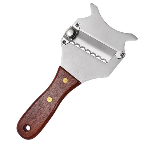 Râpe à Truffe Professionnelle en Acier Inoxydable - Mandoline Cuisine Réglable avec Poignée en...
