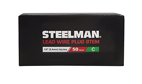 Image of Steelman 1 /4-Inch Tire Repair Pull Through Plug with Lead Multipack, for Tire Injuries up to 1 /4-inch (6 mm), Chemical or Heat Cure, Integrated Lead Wire, Box of 50