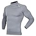 [DRSKIN] SG031 Compression Tight Shirt Base layer Running Shirt men women (L)