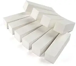 Kit 10un Lixas Bloco Polidora Unhas Acrílico Gel Fecha Poros