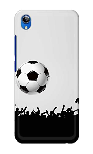 Image of Printed Hard Back Cover Case for Vivo Y91i | Vivo Y90 | Vivo Y91C Back Cover (Football Icon) -1302
