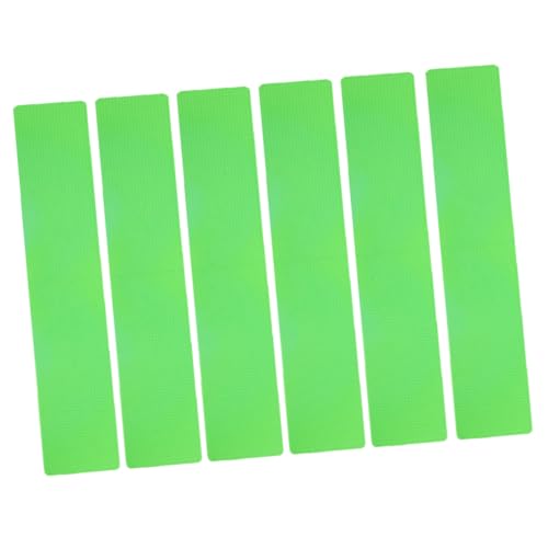 Abaodam 6Pcs Floor Markers for Temporary Court Lines Tennis Training Durable Marking Kit for Tennis Soccer Multi Sport Use Easy Installation Green