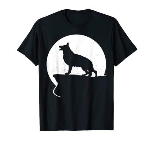 Pastor Aleman Ovejero Retro Camiseta