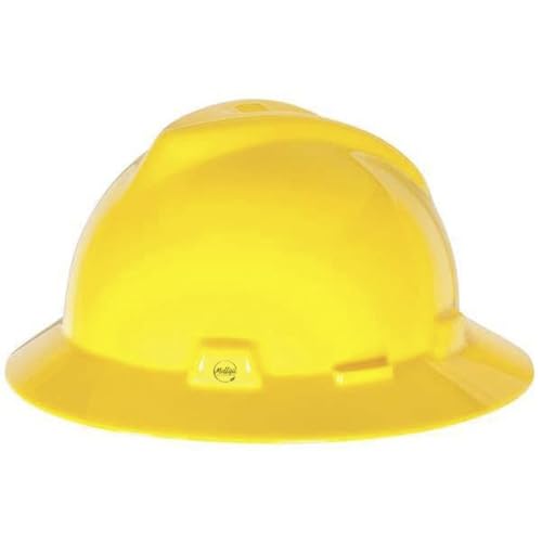 Hard Hat, Polyethylene, 4 Point Pinlock, Type 1, Class E, Yellow, Mfr: 466356-A