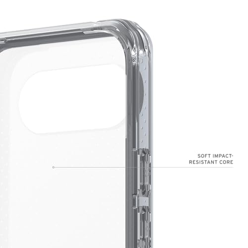 Image of Urban Armor Gear UAG Dot Slim Fit Rugged Anti-Scratch Shockproof Protection Case /Cover Designed for Google Pixel 10a (Military Drop Tested) - True Clear Ice /Ash