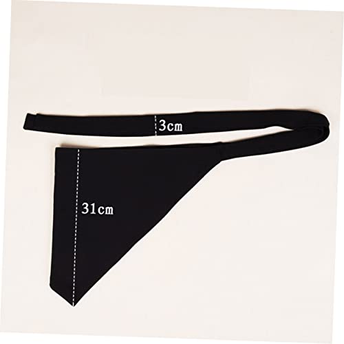 Fashionable Triangle Belt Knotted Irregular Waistband Black Corset Top Belt for Women2