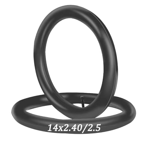 14インチ 自転車用インナーチューブ 1.75/1.95/2.125/2.40/2.50対応 32mmシュレーダーバルブ付き|ロード マウンテン エレクトリックバイク 電動スクーター用交換部品(14X2.4/2.5)