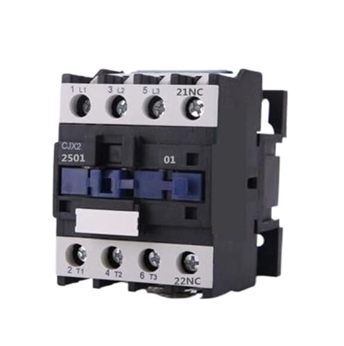 Contactor trifásico carril DIN CJX2-2501 25A bobina AC 110V de potencia