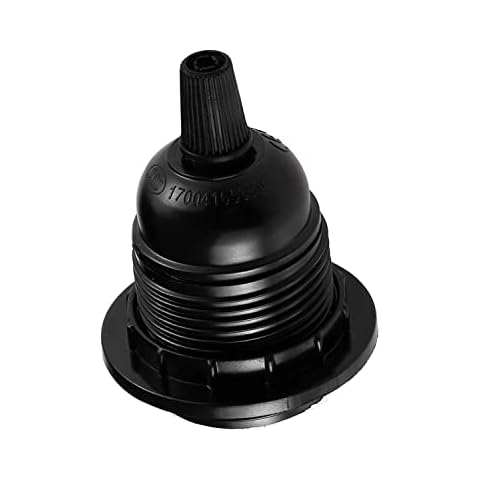 LEDSone Vintage Black E27 Lamp Holder Cover