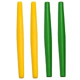 IMYTPFT Set di Gambe in Silicone Compatibile/Verde per Occhiali da Sole Oakleys Whisker, Giallo/Verde., Taglia Unica