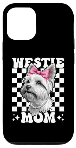 Westie Mom �E�G�X�g�n�C�����h�e���A �� ��̓� �R�P�b�g �X�}�z�P�[�X iPhone 12/12 Pro �p