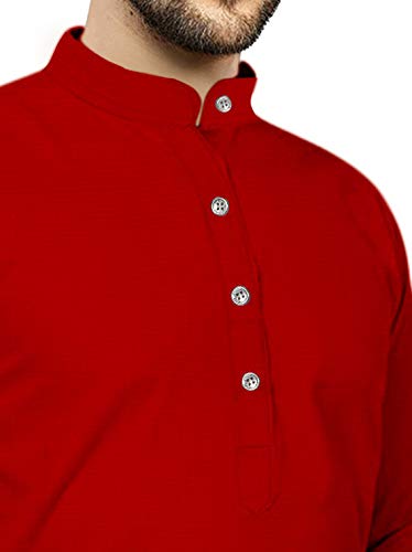 Image of Mens Casual Kurta Payjama Set Cotton