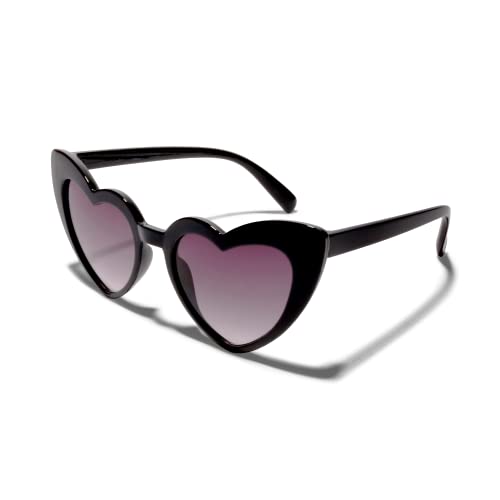 ShadyVEU Cute Heart Shaped Fashion UV400 Retro Fun Gradient Lens Party Toddler Kids Sunglasses