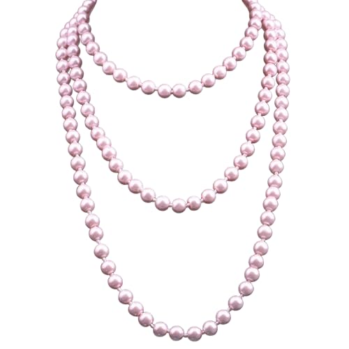 Collier de Perles Long et Élégant pour Homme et Femme - Bijoux Fantaisie et Accessoires Tendance