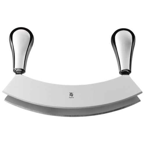 WMF Wiegemesser mit 2 Klingen, 18 cm, groß, 2-schneidig, geschmiedeter Spezialklingenstahl, zum feinen Zerkleinern oder Hacken