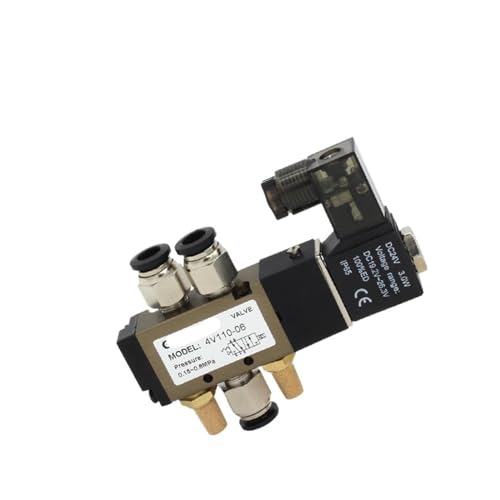 Électrovanne pneumatique 1/8 4V110-06 durable haute précision DC 12V - 2
