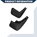Hihaha Mud Flaps Splash Guards W/Mount Accessories for Land Rover Discovery 5 2017-2019 Front Rear Mud Guards 1 Set